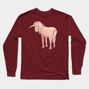 Sad unicorn Long Sleeve T-Shirt